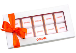 10 Czekoladek z Klasą w Pudełku z Kokardką