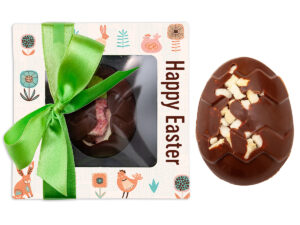 Chocolate Egg with Ribbon