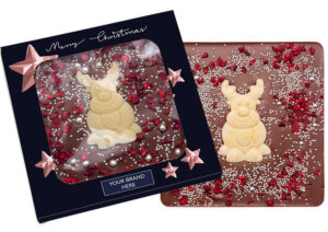 Decorated Chocolate with Reindeer