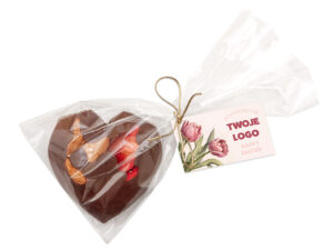 Chocolate Heart with Fruits