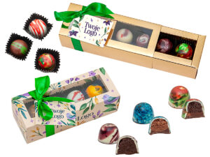 4 PRALINES CHOCOLATE BOX