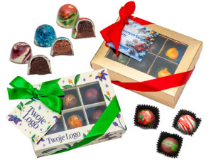 BOMBONIERKA Z 6 PRALINAMI